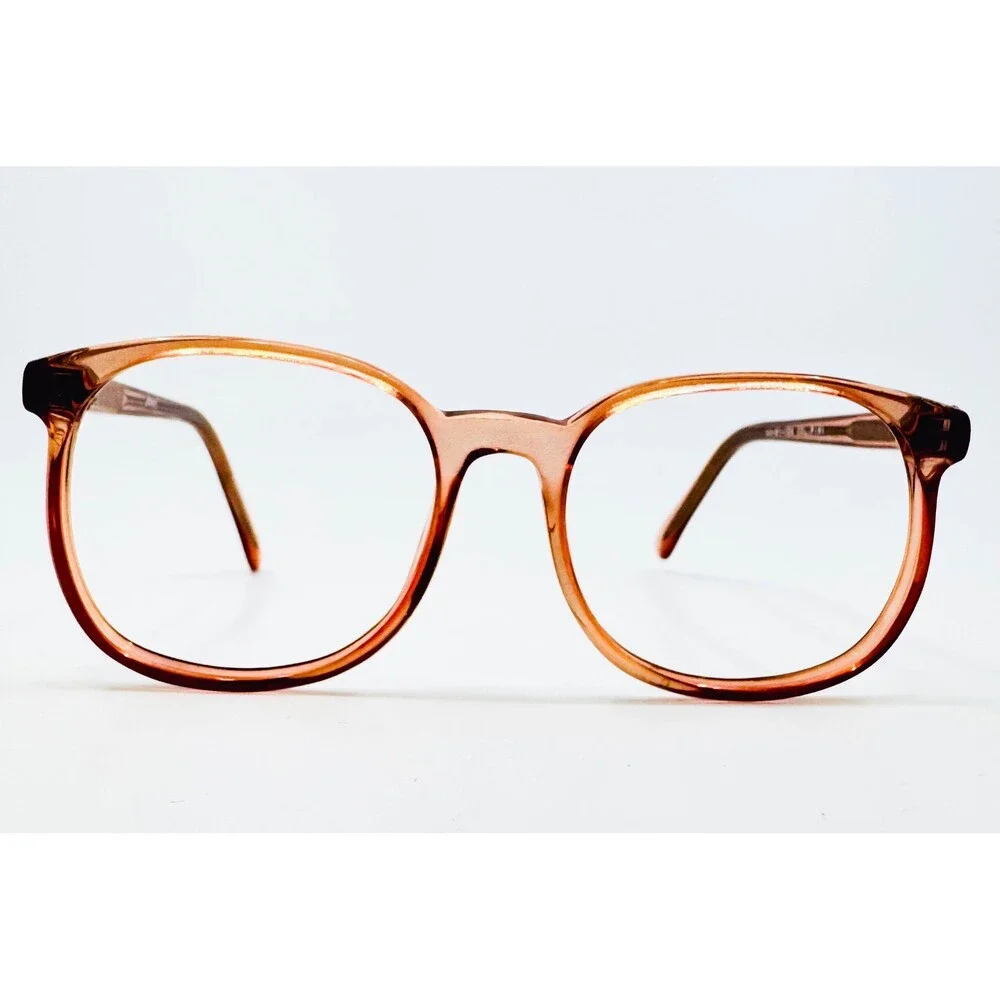 Jenny Eyeglasses Frames Womens Pink Round Full Rim 44-21-125 44mm